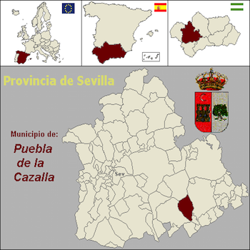 350 Puebla Cazalla mapa
