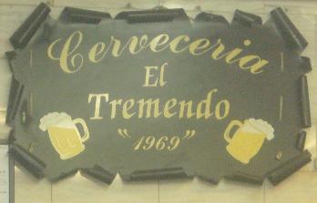 Cervecería El Tremendo de Pío XII.