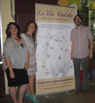 La Asociación de «Mujeres Supervivientes», organiza una cata del vino «Le Vin Violette», en Puro Tabanco.
