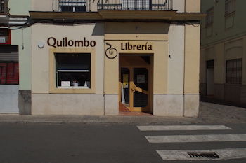 Apoloybaco, en la Inauguración de la Librería Quilombo en Sevilla.