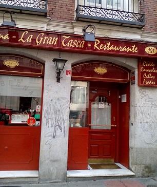 Mayo 2020: Restaurante La Gran Tasca. Madrid