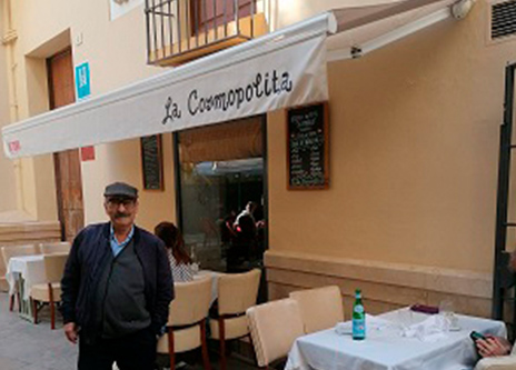 Enero 2022: Restaurante La Cosmopolita. Málaga